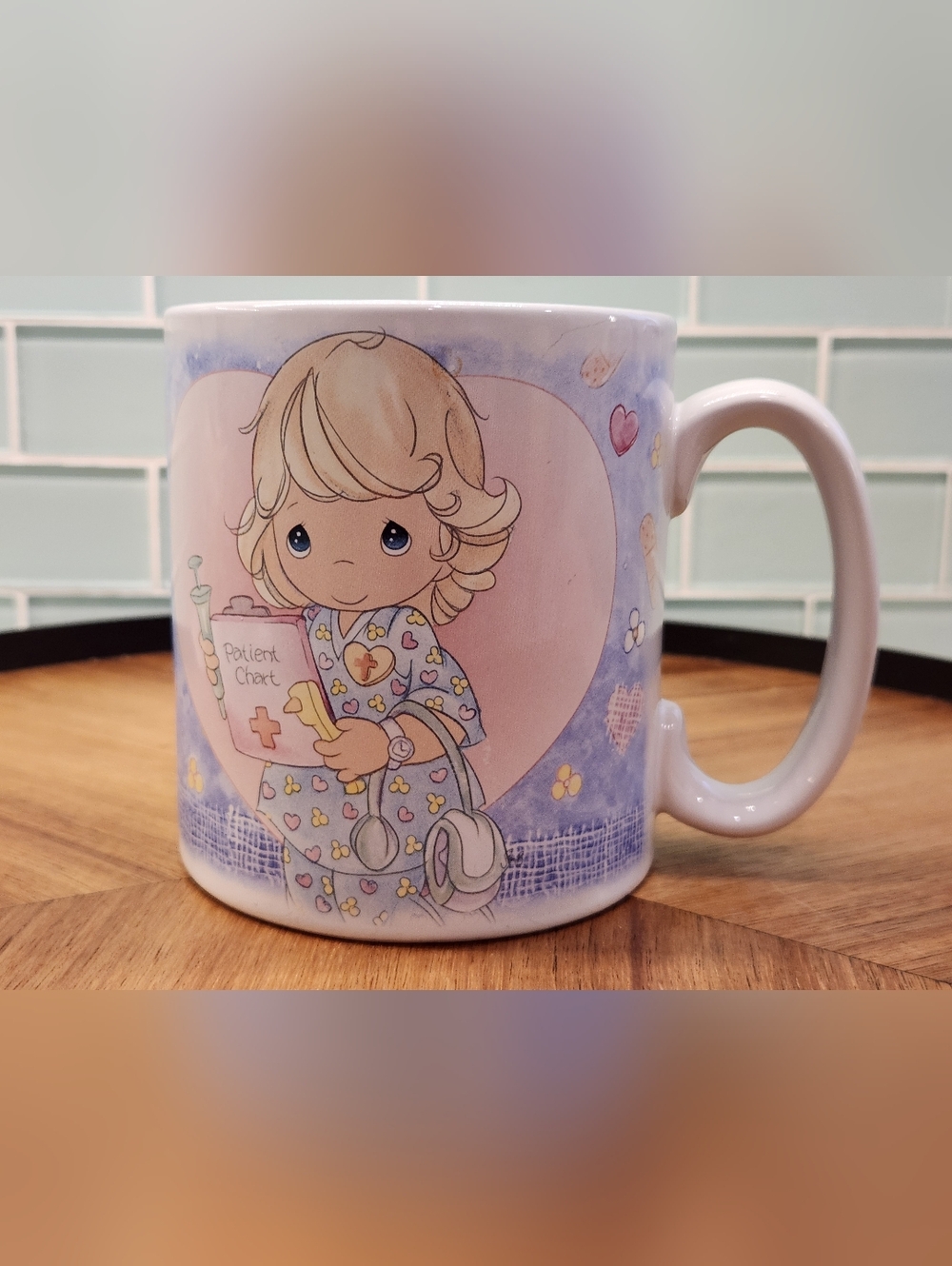 2001 Precious Moments Enesco Nurses Prayer 20oz Mug